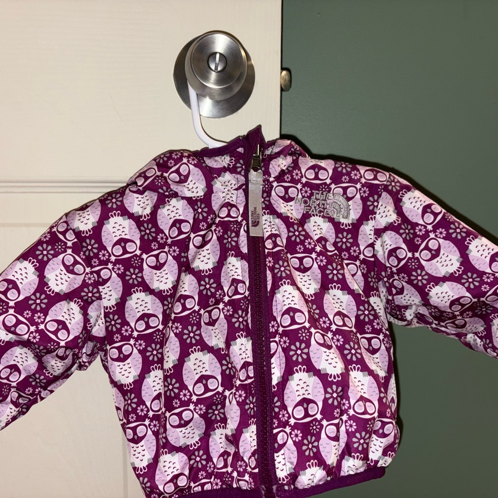 The North Face Purple Owl Pattern Jacket